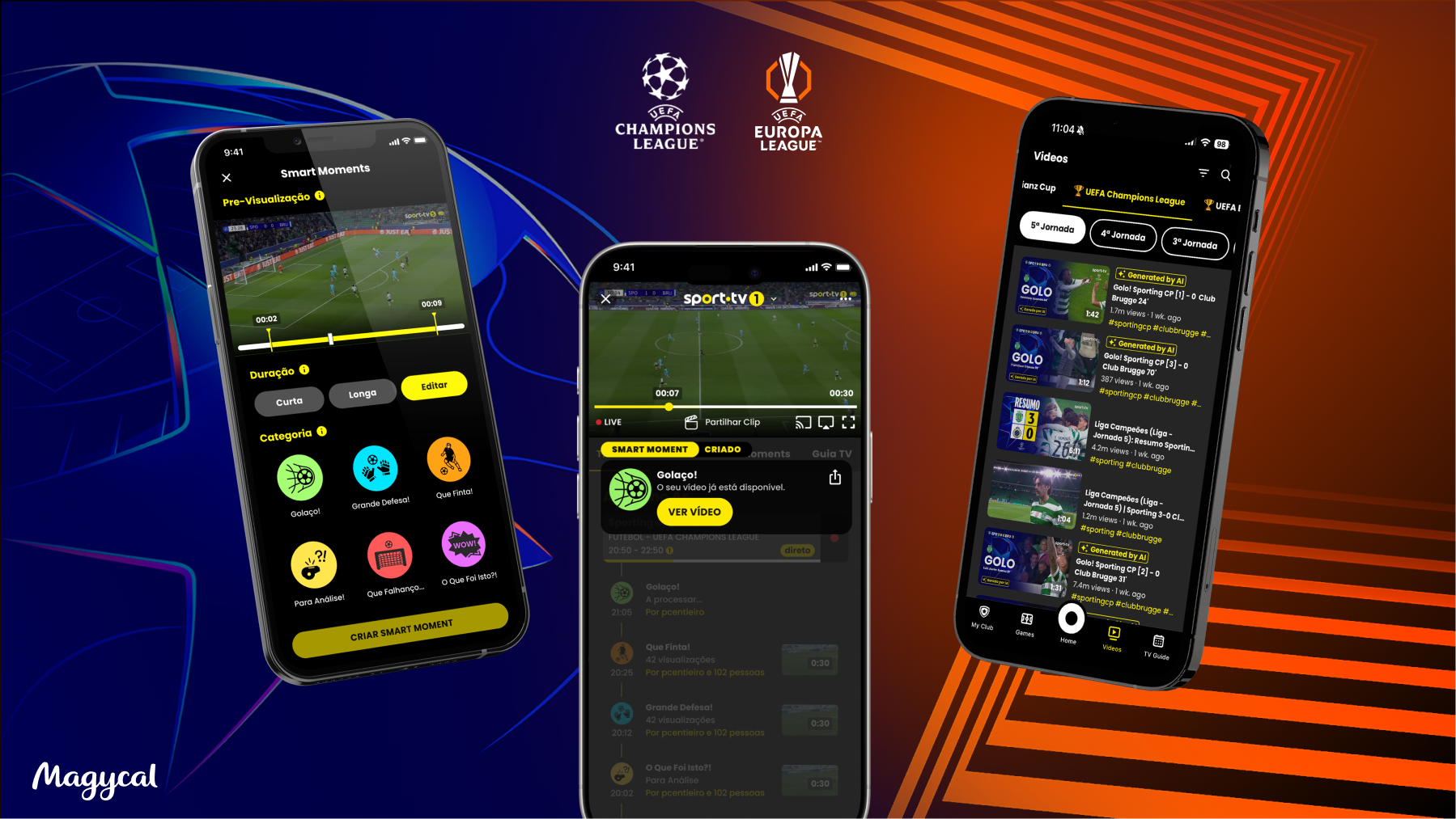 Magycal's broadcast technology - Smart Moments