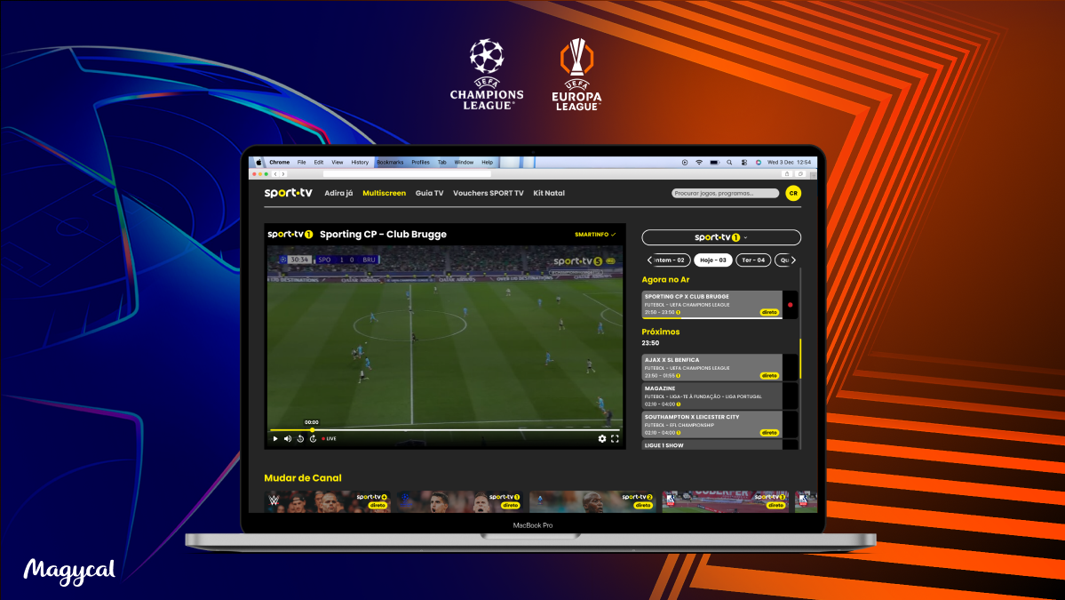 Magycal's broadcast technology - Smart Info - Following Multiple Matches