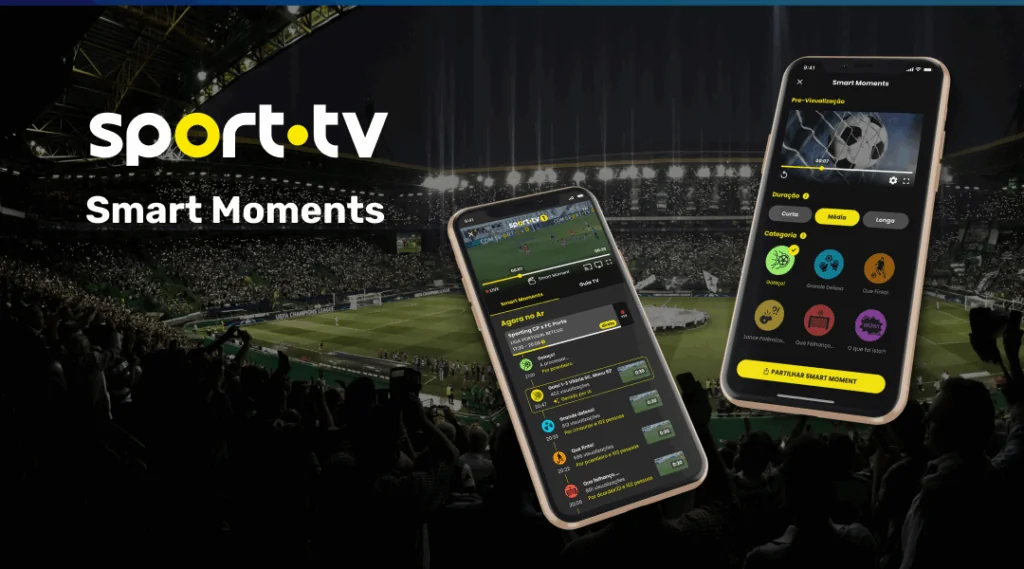Smart moments feature from sporttv