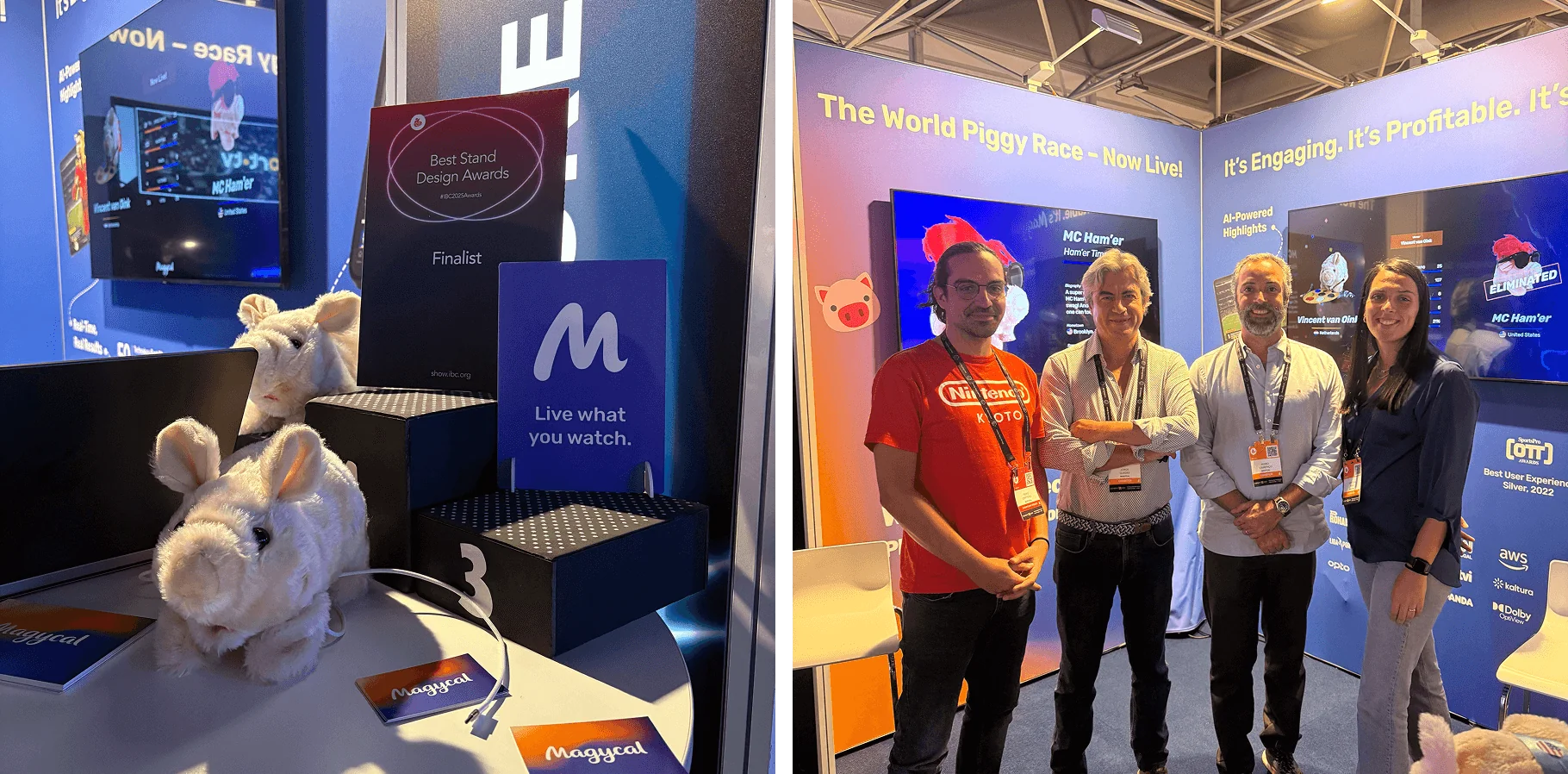 IBC 2025 - Magycal Finalist at best Stand Design